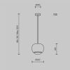 Подвесной светильник Maytoni MOD466PL-L12B3K - 3