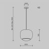 Подвесной светильник Maytoni MOD466PL-L12W3K - 2