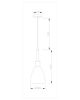 Подвесной светильник Moderli V1283-1P Toni 1*E27*60W - 4