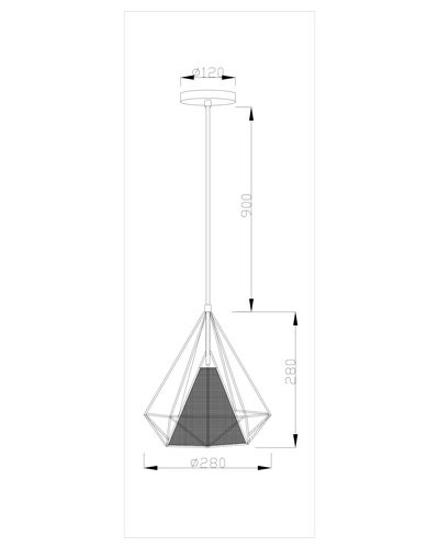 Подвесной светильник Moderli V1631-1P Lia 1*E27*60W