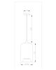 Подвесной светильник Moderli V2140-P Scrum 1*E27*60W - 2