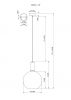 Подвесной светильник Moderli V2891-1P Martin 1*E27*60W - 15