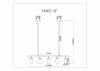 Подвесной светильник Moderli V4062-5P Section - 7