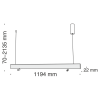 Подвесной светильник Technical P068PL-L27W4K - 7