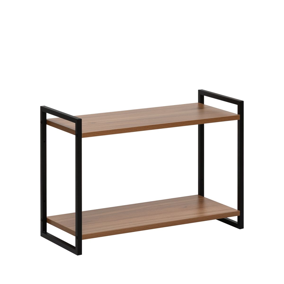 Полка настенная Leset Стилвуд 22, Чёрный Орех лион светлый