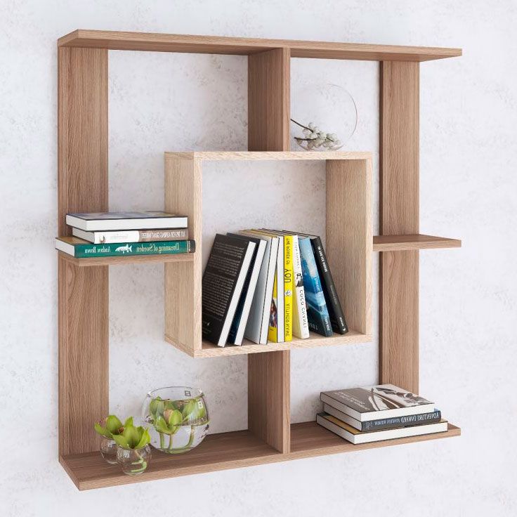 Полка навесная ПН-1 (850х850х180) ясень шимо-дуб сонома