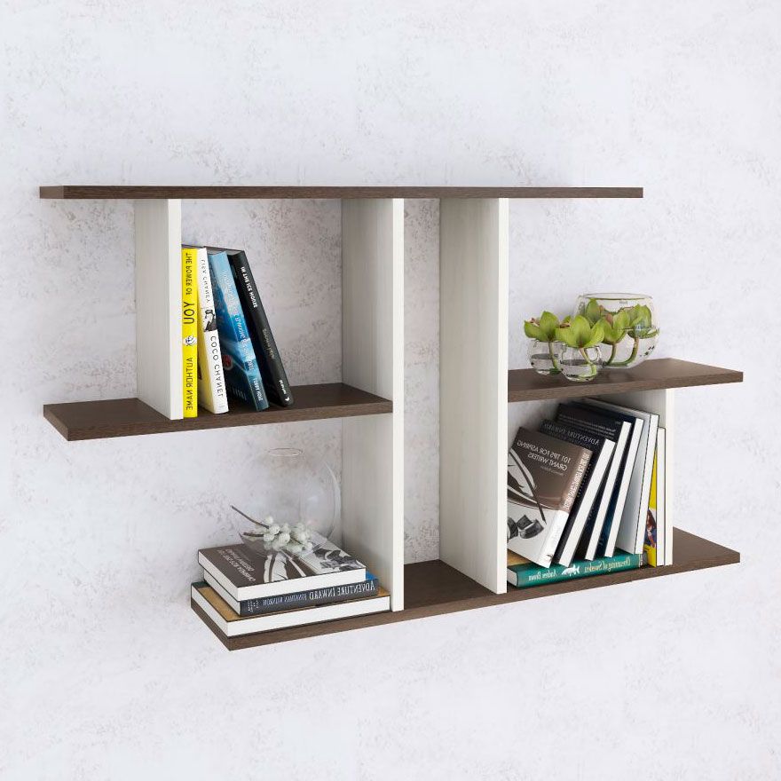 Полка навесная ПН-4 (1050х600х180) венге-ясень анкор светлый