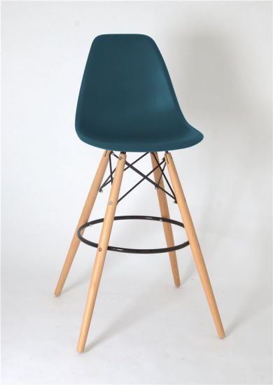 Полубарный стул 638-G-Н65 Eames (GREEN 02-Бирюза)