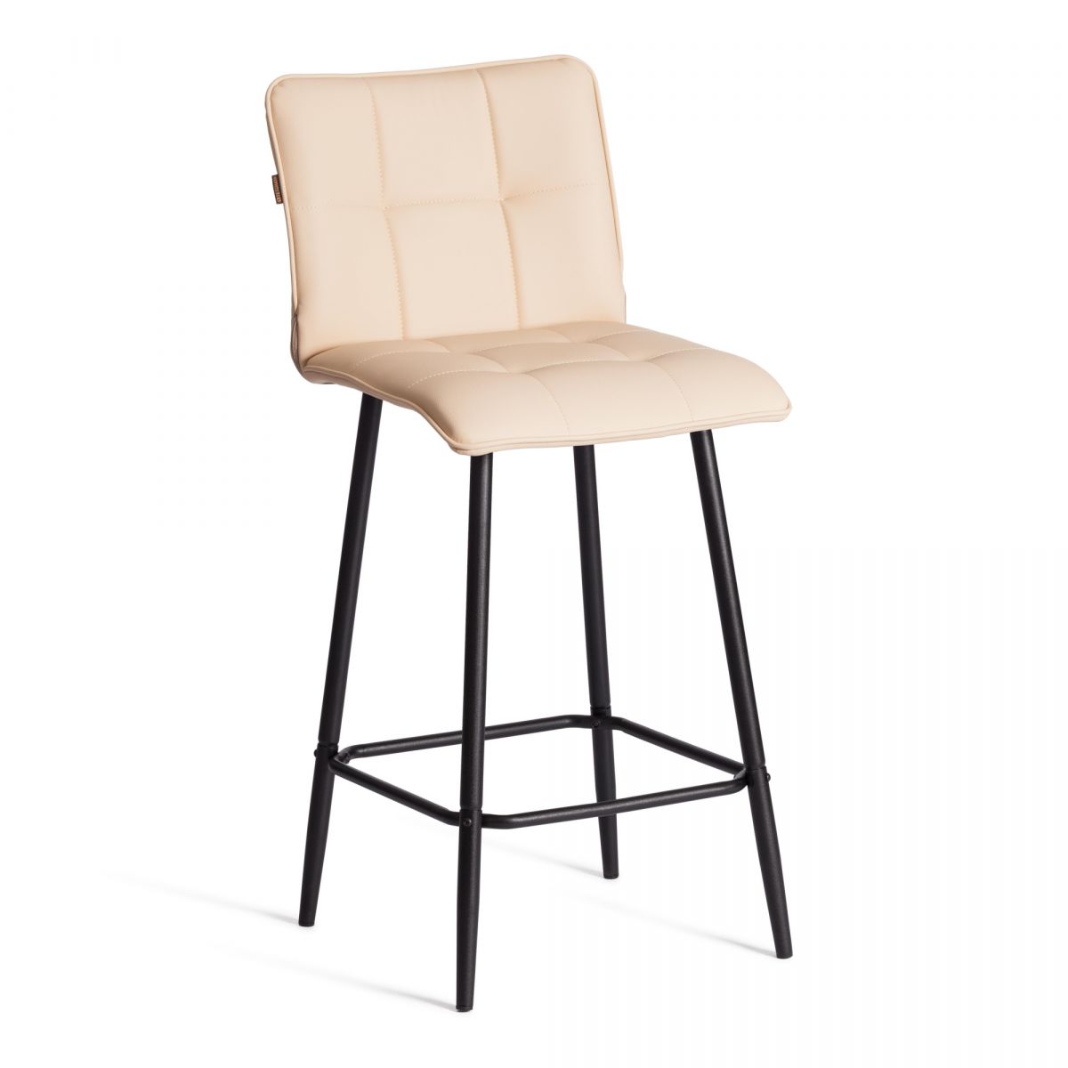 Полубарный стул Bari-Бари экокожа , бежевый, 42х55х99 см