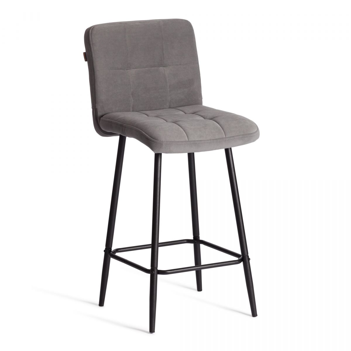 Полубарный стул Medeo-Медео велюр, серый, 29, 42х56х102 см