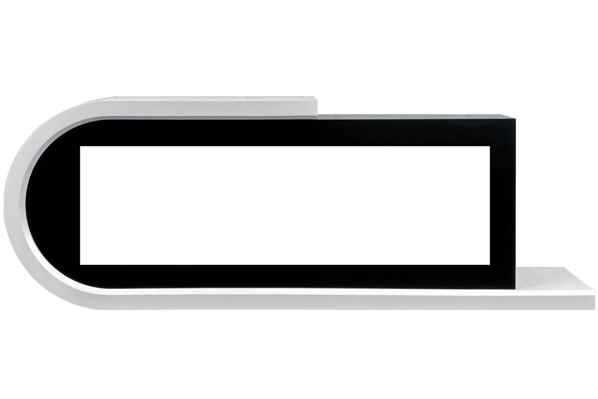 Портал Basel 60 L - Белый с черным,33637