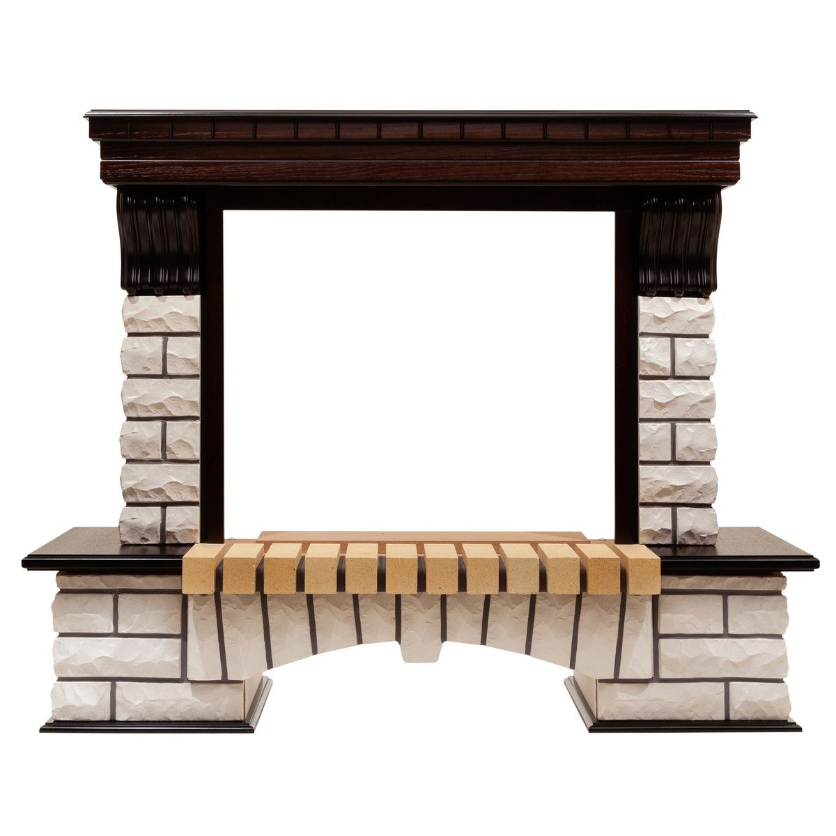 Портал для электрокамина Country 25,5-26 WT Античный дуб