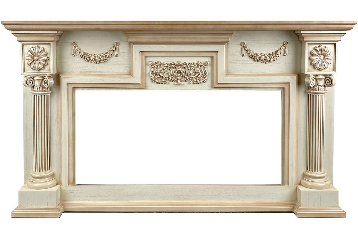 Портал London - Слоновая кость с патиной (Ширина 1490 мм),29415