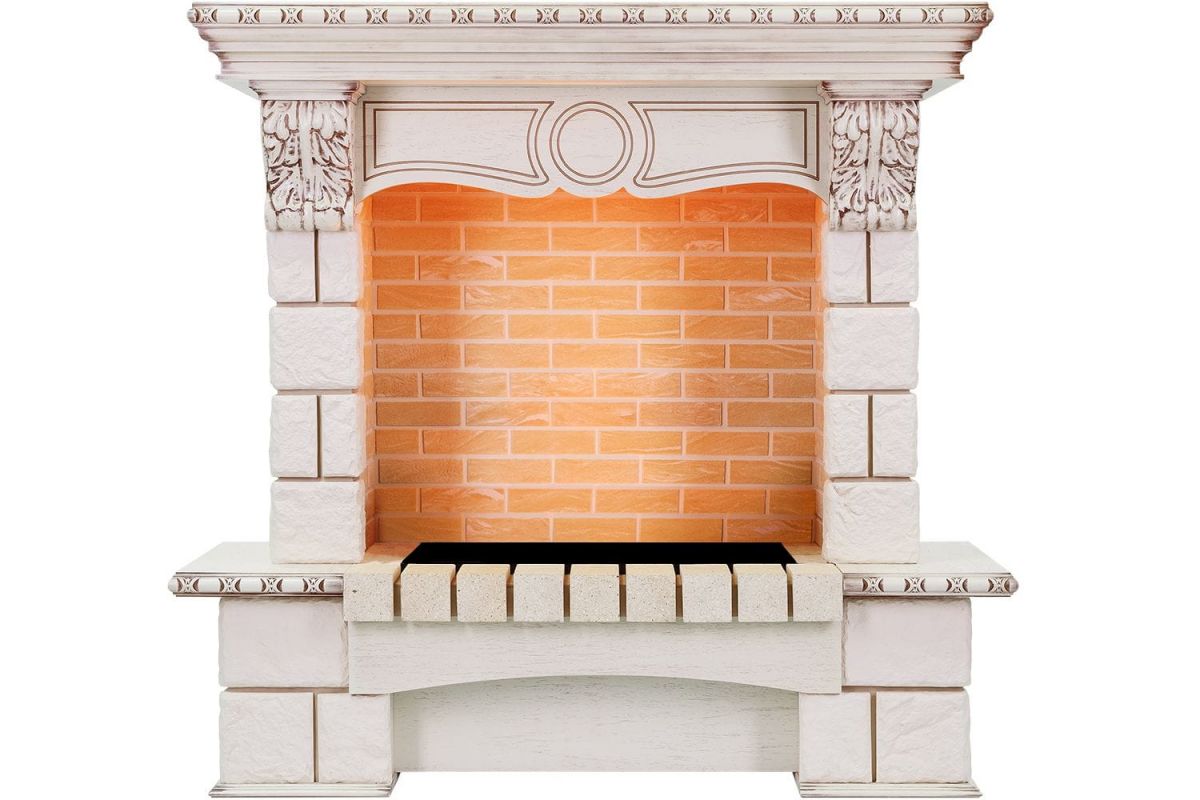 Портал Pierre Luxe угловой - Слоновая кость - Шампань,25863