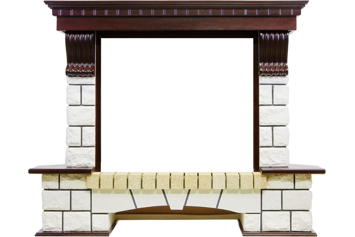 Портал Pierre - Темный дуб - Белый (Высота 1045мм),27187