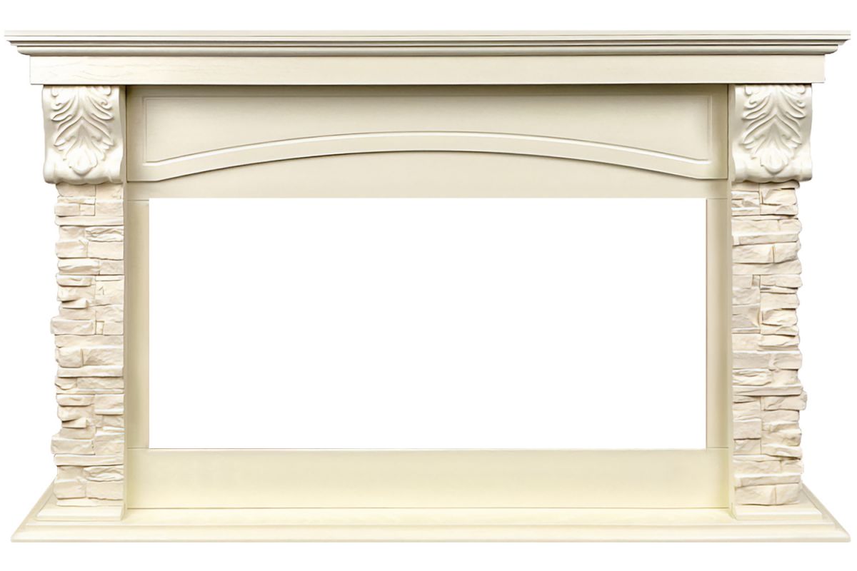 Портал Royal Flame Dublin V42 SFT (Разборный) - Слоновая кость - Сланец,36218