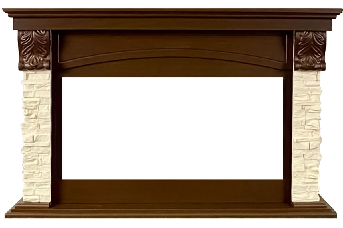 Портал Royal Flame Dublin V42 SFT (Разборный) - Темный дуб - Сланец,36240