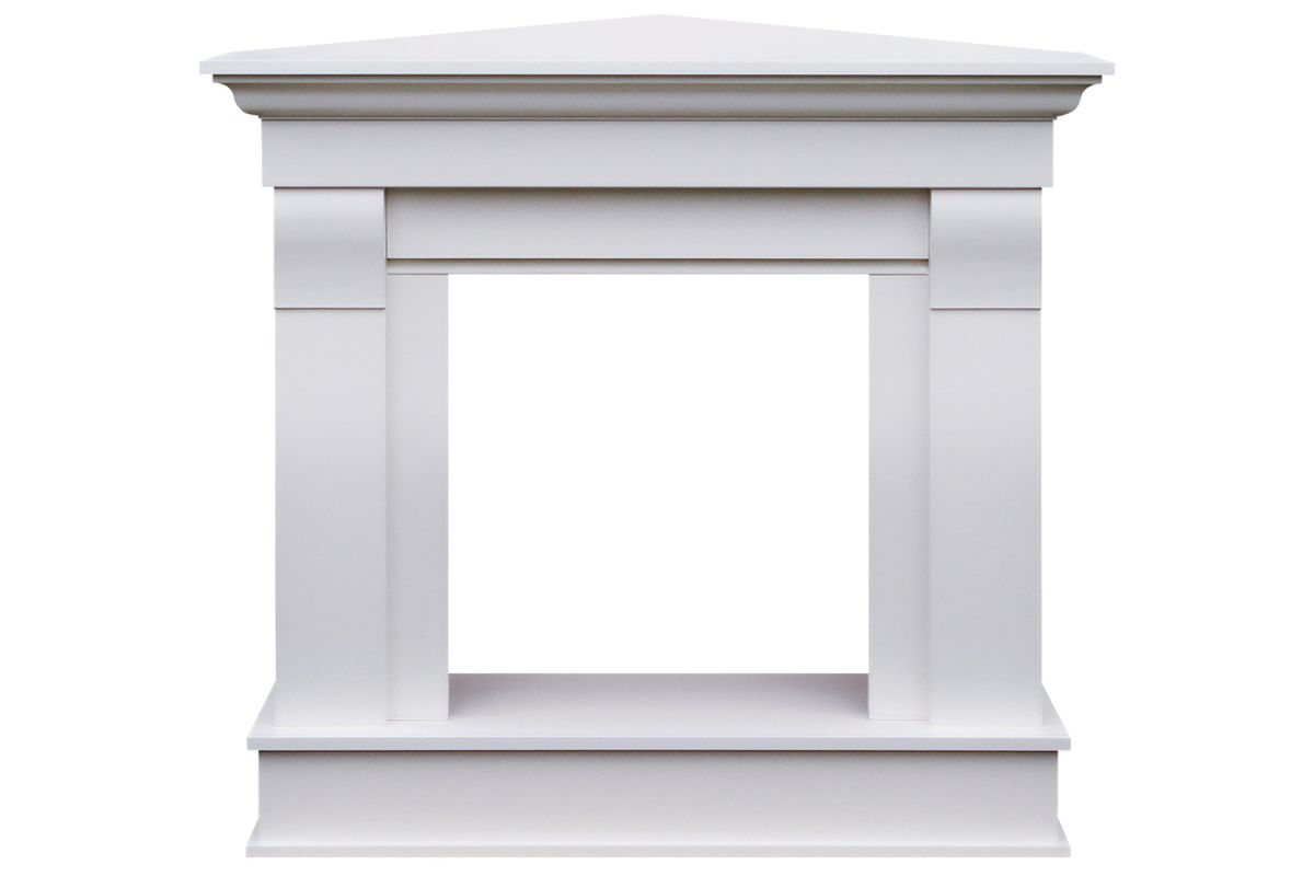 Портал Royal Flame Monaco (Разборный, угловой) - Бьянко белый,36849