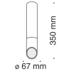 Потолочный светильник Technical C026CL-01W - 4