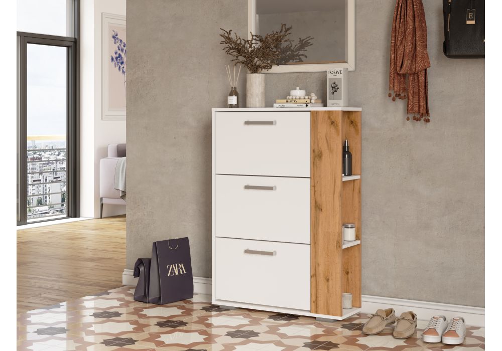 Прихожая Эдеа-1 белый - дуб вотан