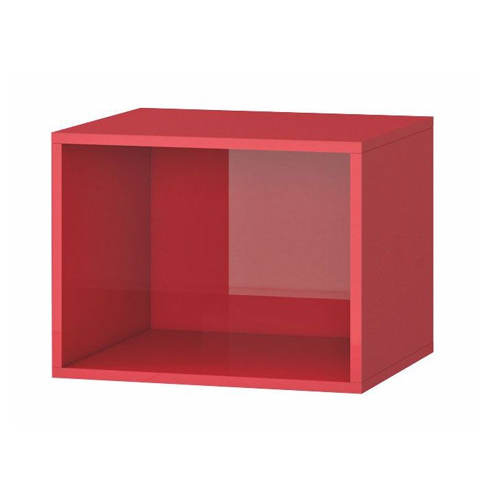 Прихожая Милан куб (362х466х350) красный матовый