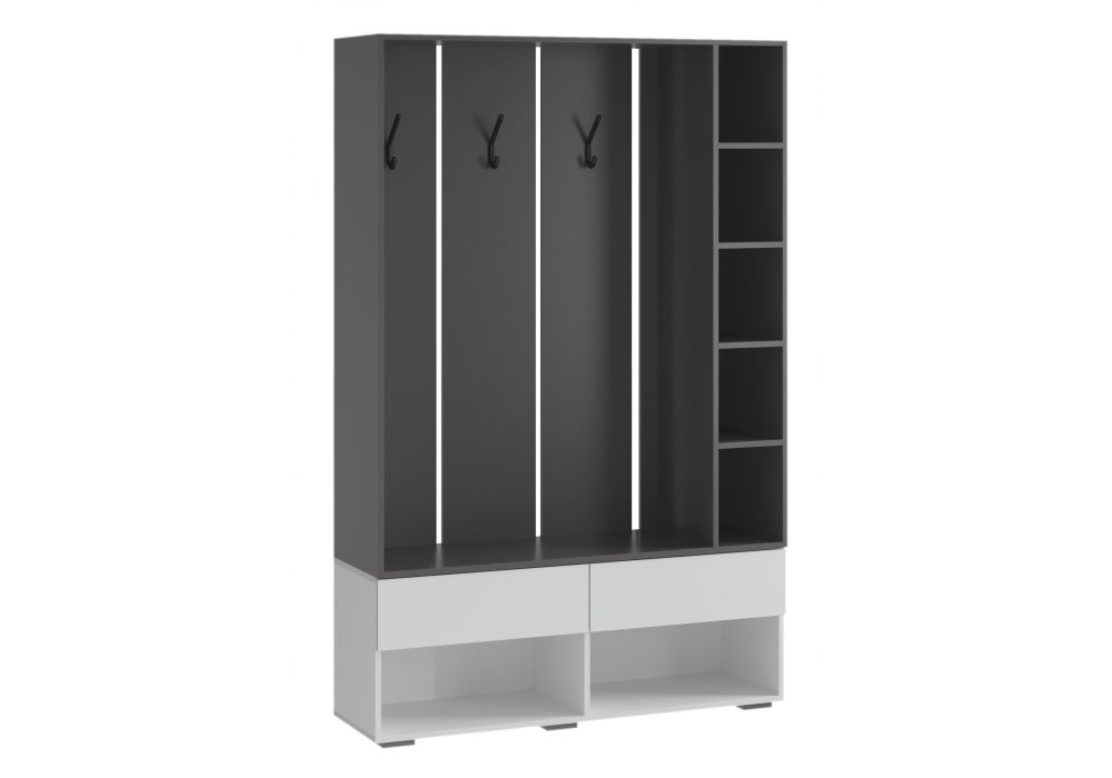 Прихожая Роут белый - графит