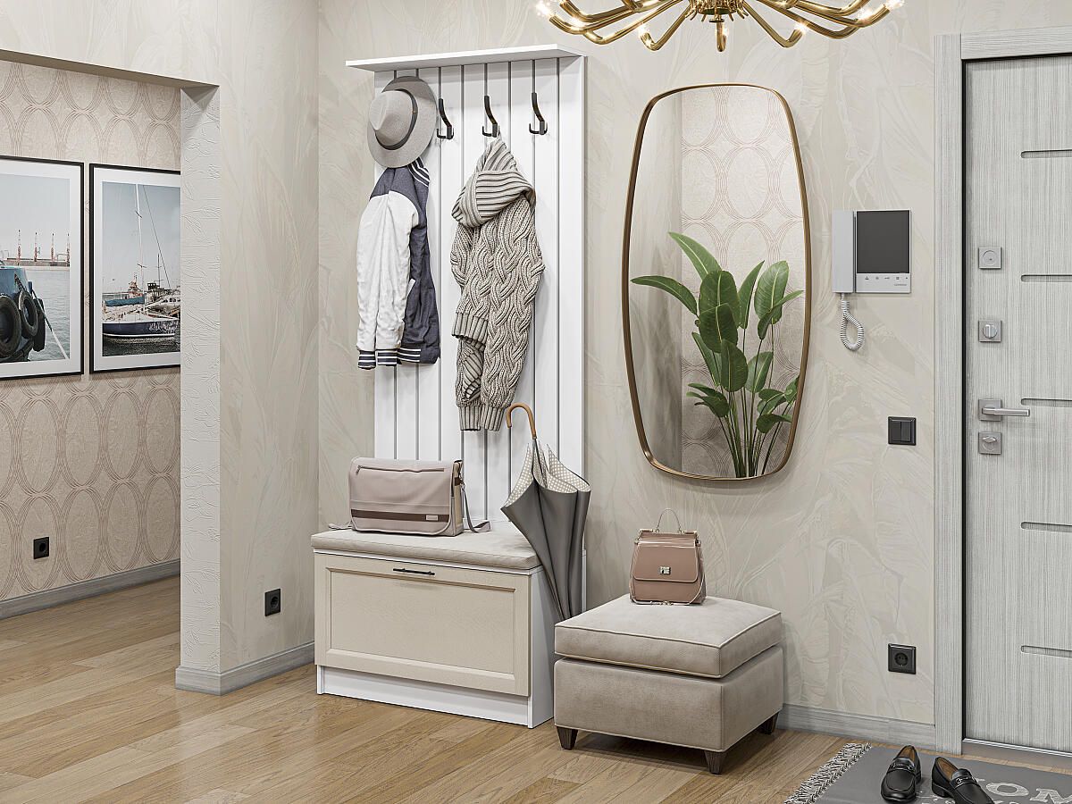 Стиль-01 Cream Silkwood 2070x800x380
