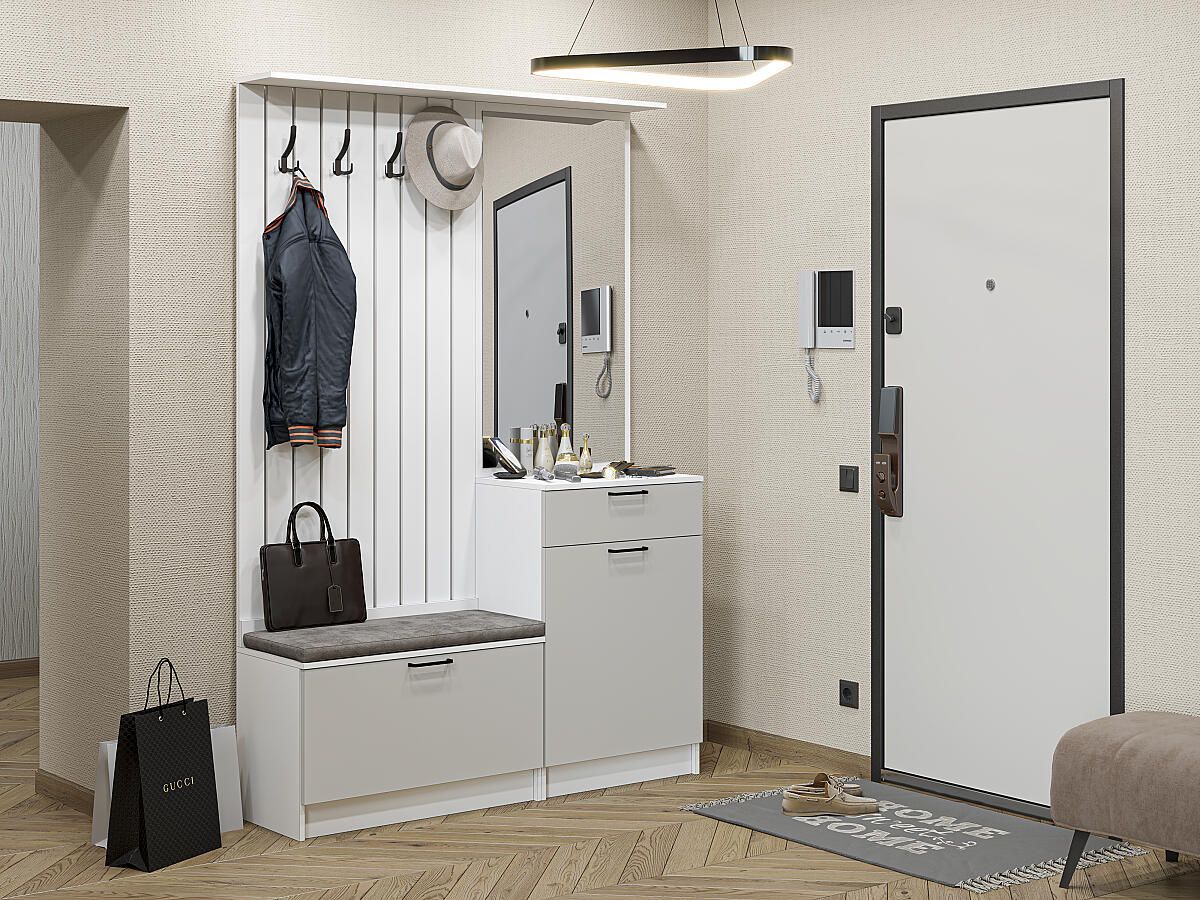 Стиль-02 Light Grey In 2S 2090x1400x380