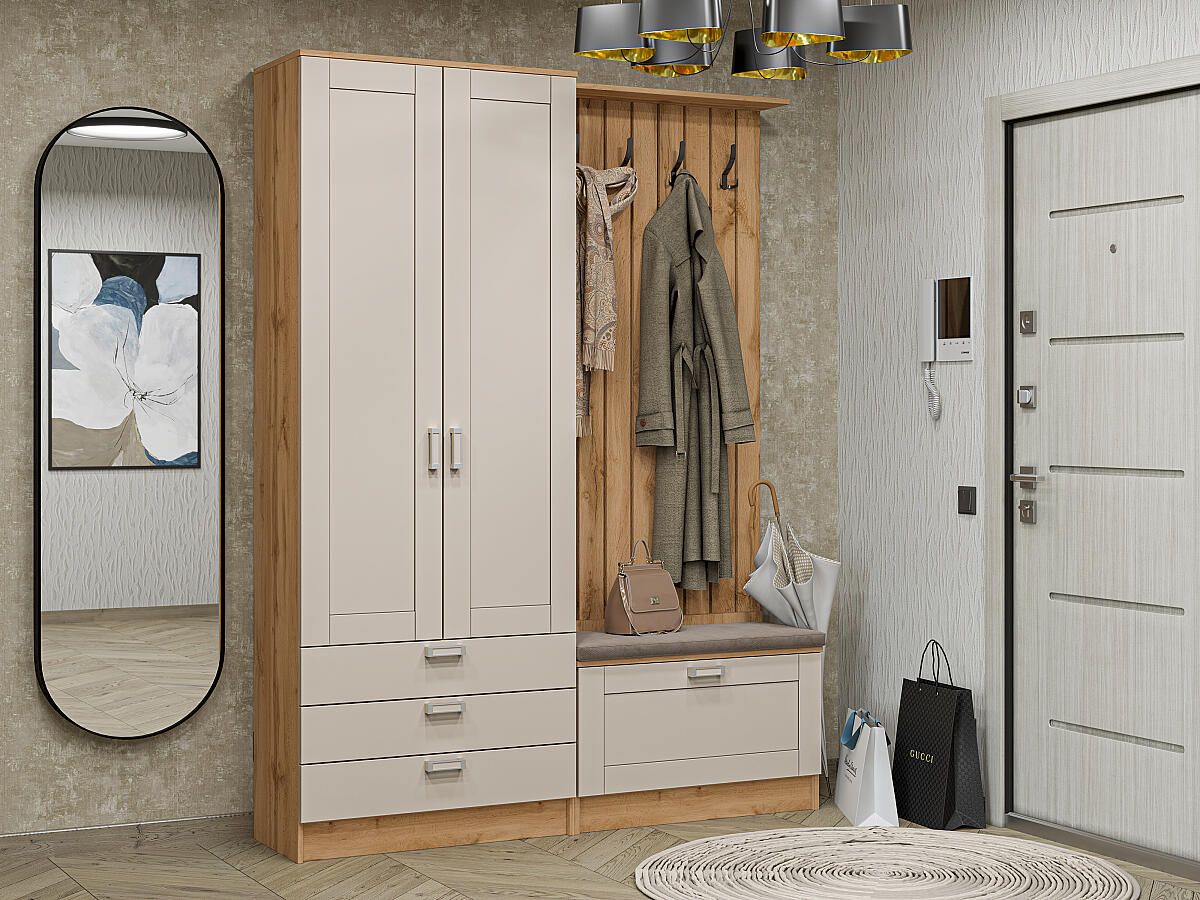 Стиль-03 Cream Silk 2110x1600x380