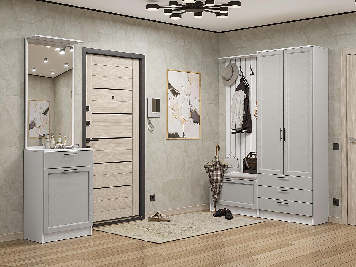Стиль-04 Grey Silkwood 2110x2200x380