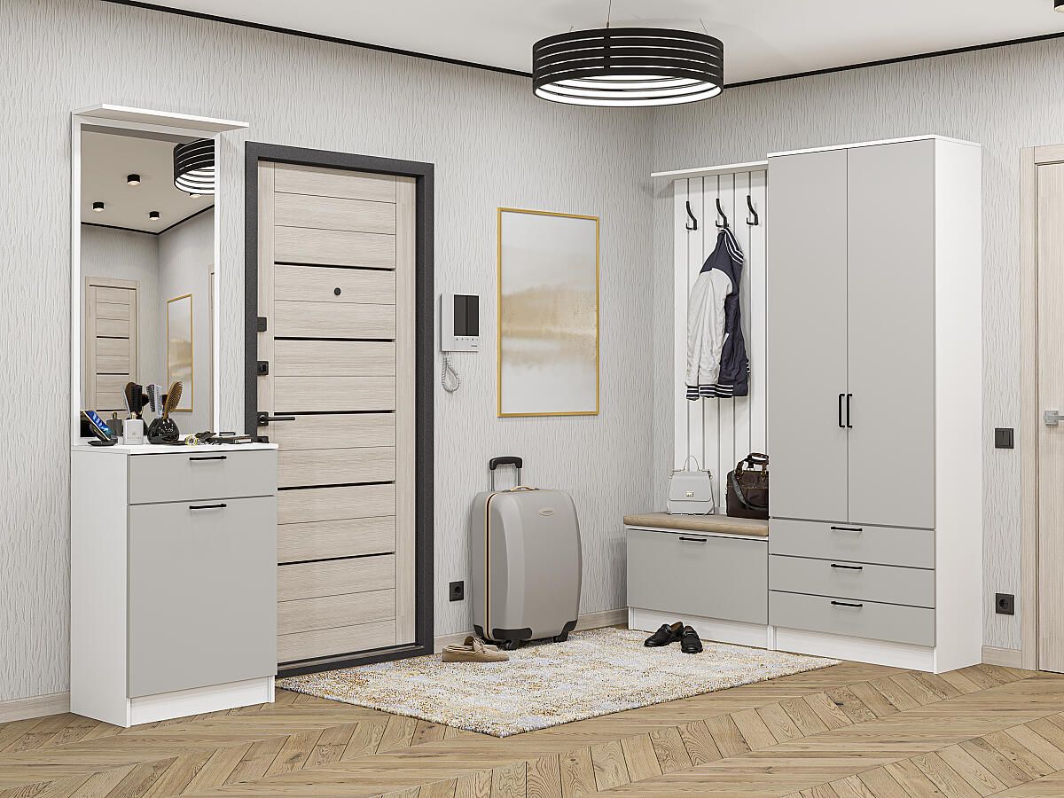 Стиль-04 Light Grey In 2S 2110x2200x380