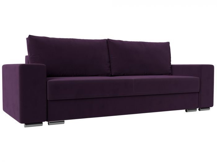 112997 Прямой диван Дрезден | Велюр | Фиолетовый