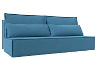 121549 Прямой диван Фабио Лайт | рогожка | амур голубой