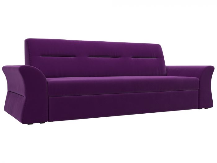109259 Прямой диван Клайд | Микровельвет | Фиолетовый