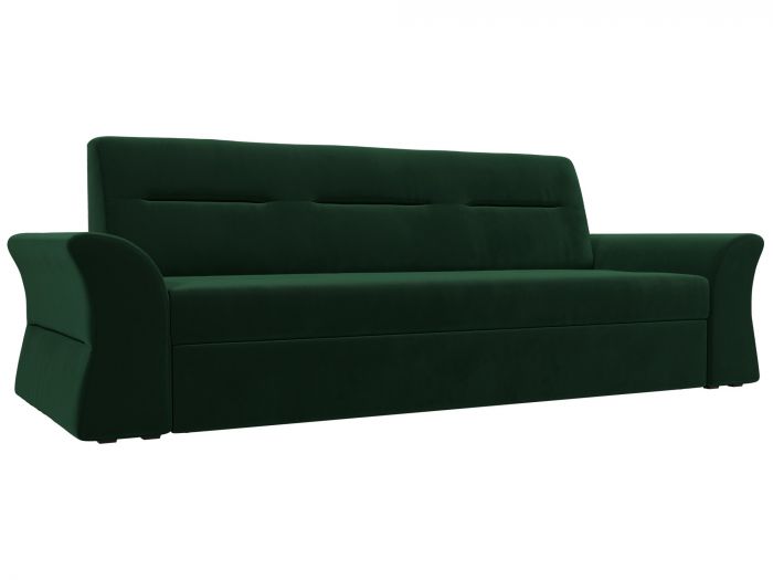 109248 Прямой диван Клайд | Велюр | Зеленый