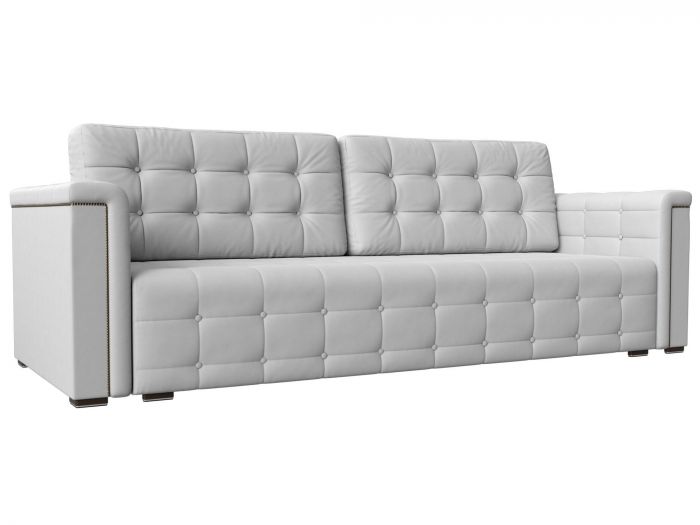 117100 Прямой диван Лига-002 | Экокожа | Белый