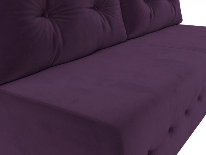 116173 Прямой диван Лондон | Велюр | Фиолетовый