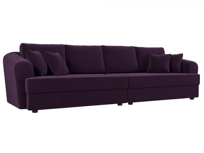 109774 Прямой диван Милтон | Велюр | Фиолетовый