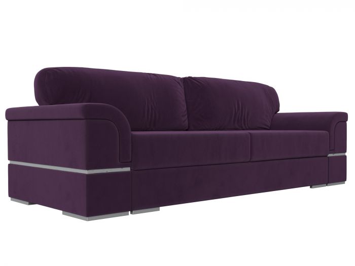 116191 Прямой диван Порту | Велюр | Фиолетовый