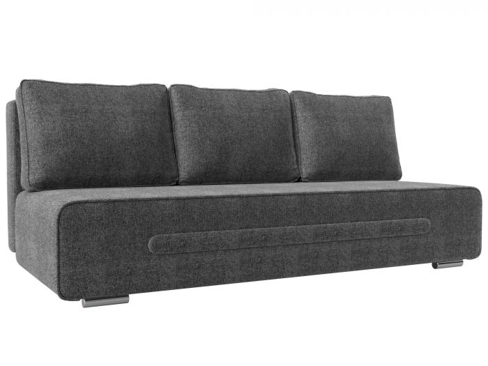 118688 Прямой диван Приам | Рогожка | Серый