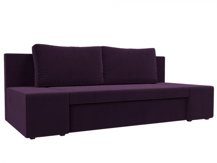 114014 Прямой диван Сан Марко | Велюр | Фиолетовый