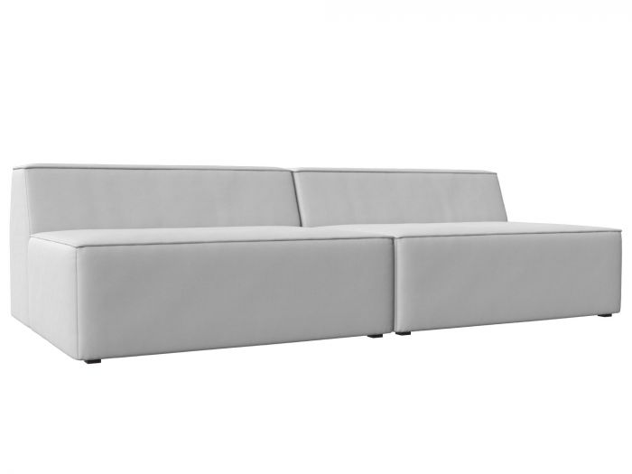 119399 Прямой модульный диван Монс | Экокожа | Белый