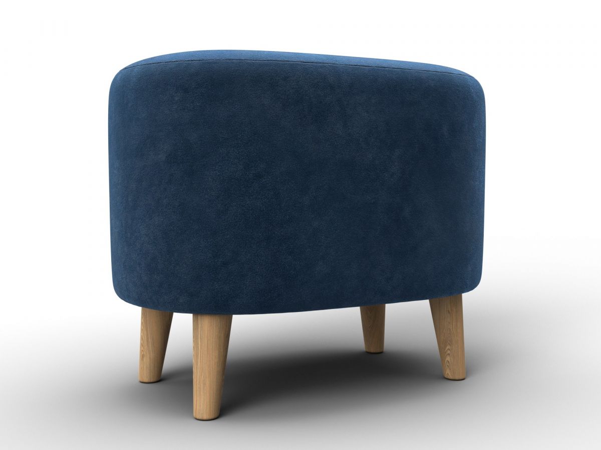 132498 Пуф 003 | велюр | brut 11 синий