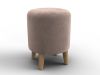 132363 Пуф 004 | велюр | tower 05 бежевый - 5