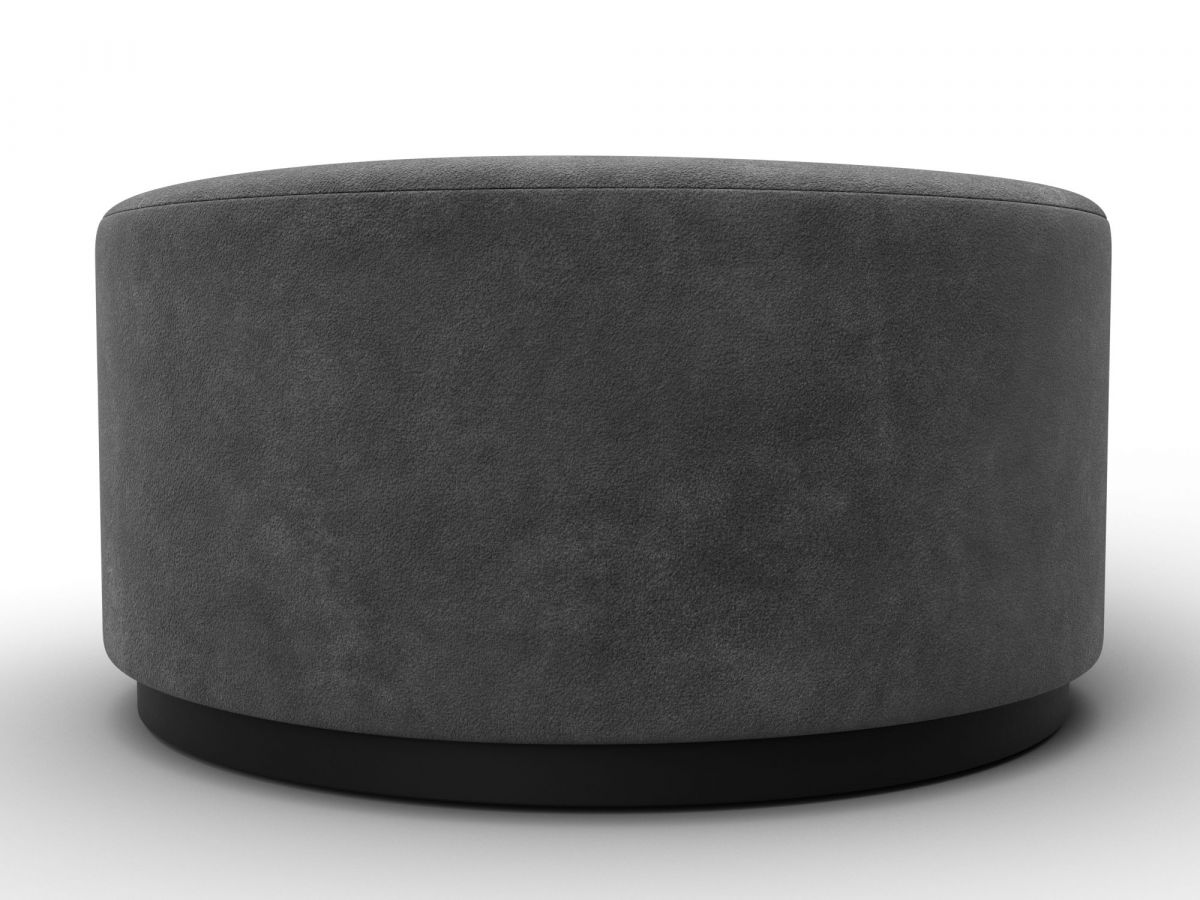 132506 Пуф 005 | велюр | brut 16 темно-серый