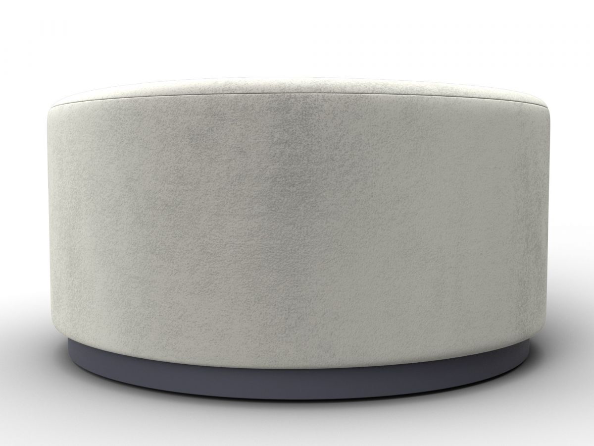 132367 Пуф 005 | велюр | tower 01 молочный