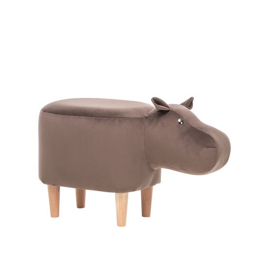 Пуф Leset Hippo COMBI V23 молочный шоколад, Бук