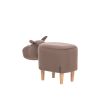 Пуф Leset Hippo COMBI V23 молочный шоколад, Бук - 4