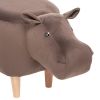 Пуф Leset Hippo COMBI V23 молочный шоколад, Бук - 5