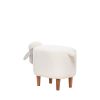 Пуф Leset Lamb COMBI Молочный, компаньон серый, Бук - 4